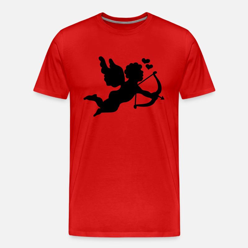 cupido - Männer Premium Bio T-Shirt - Rot