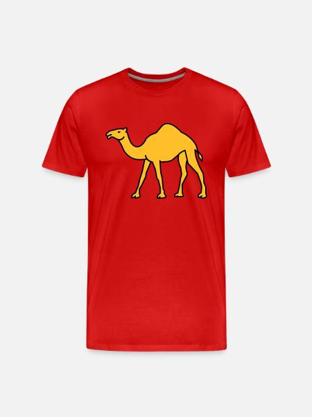 kamel_02 - Men's Premium Organic T-Shirt - red