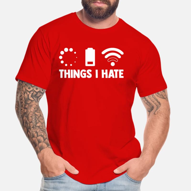 Things I Hate Programmer Coder Coding Developer So Männer Premium Bio T-Shirt