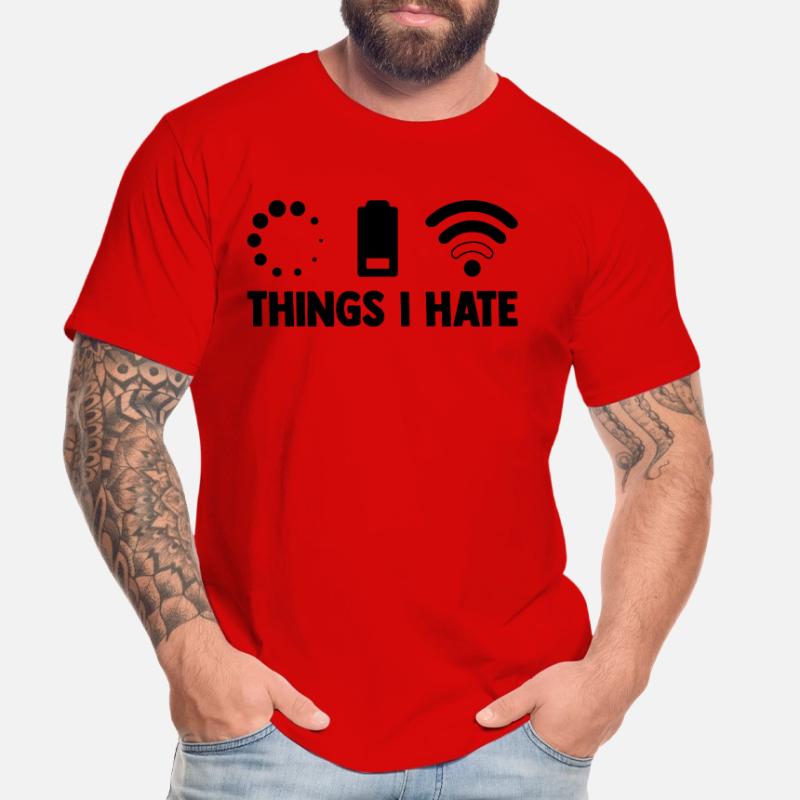 Things I Hate Programmer Coder Coding Developer So Männer Premium Bio T-Shirt