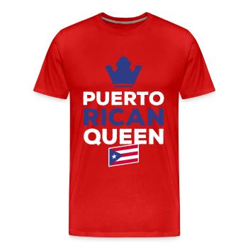 Porto Rico - T-shirt bio Premium Homme - rouge - Devant - Damien (186cm)