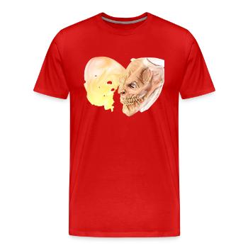 Krampus Percht Devil 2320 - T-shirt bio Premium Homme - rouge - Devant - Damien (186cm)