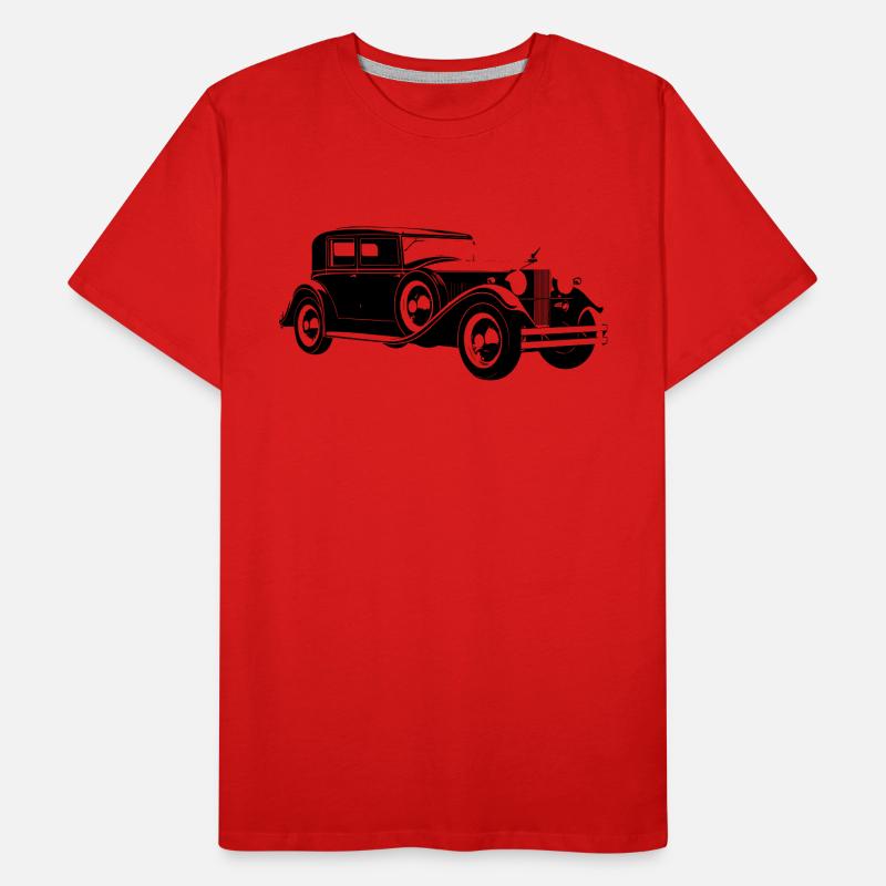 Oldtimer Car Youngtimer Mechanic Workshop Tuner Men's Premium Organic T-Shirt