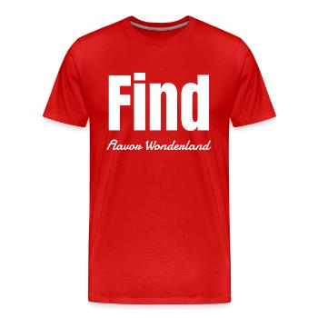 Une cuisine magique présente des découvertes passionnantes - T-shirt bio Premium Homme - rouge - Devant - Damien (186cm)