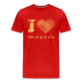 Trabzonlu Trabzon Memleket Türkei Urlaub - Männer Premium Bio T-Shirt - Rot - Vorne - Damien (186cm)