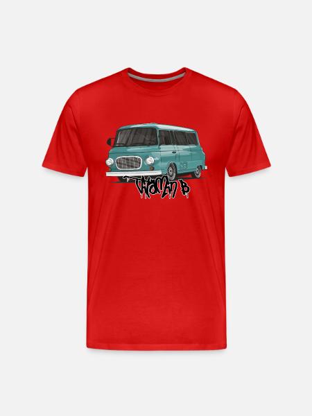 Barkas B1000 // Illustration - Men's Premium Organic T-Shirt - red