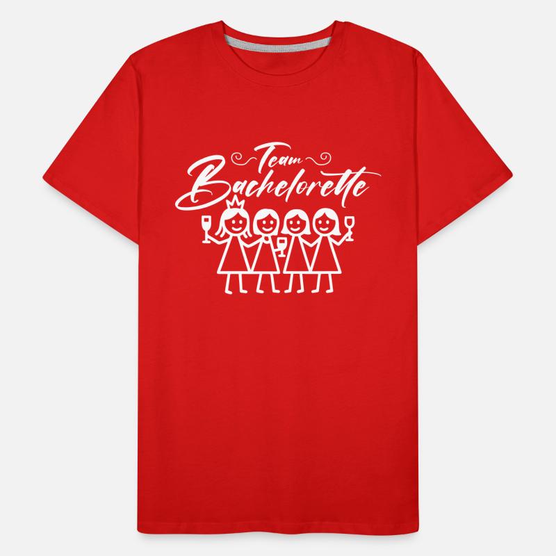 Bachelorette Team Mädels Männer Premium Bio T-Shirt