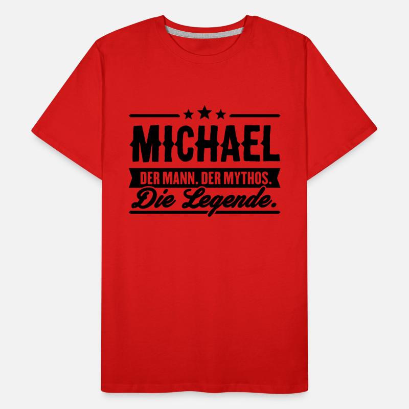 Man Myth Legend Michael Men's Premium Organic T-Shirt