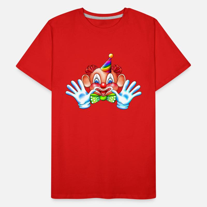 Clown Männer Premium Bio T-Shirt