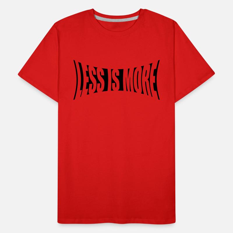 Slogan Logo Minimalism Men's Premium Organic T-Shirt