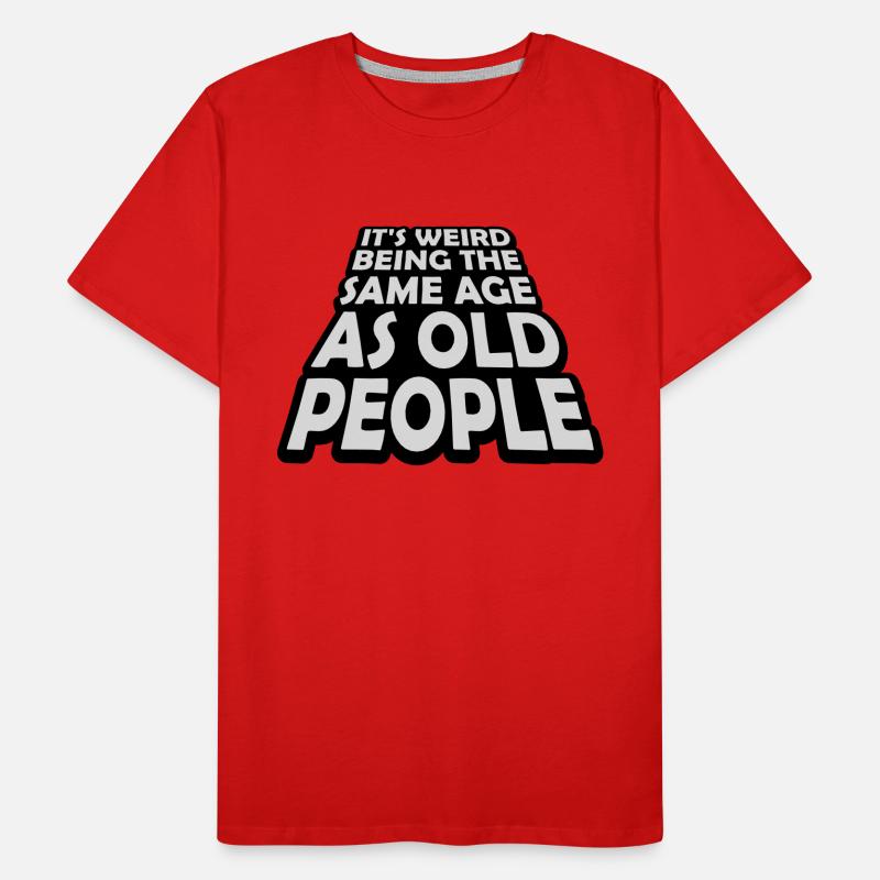 être âgé T-shirt bio Premium Homme