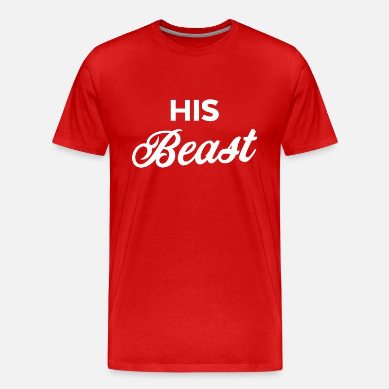 Sein Tier - Männer Premium Bio T-Shirt - Rot