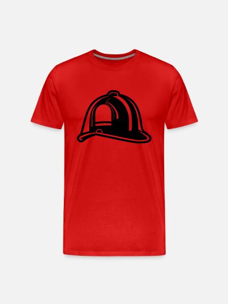Firefighter's helmet - Men's Premium Organic T-Shirt - red