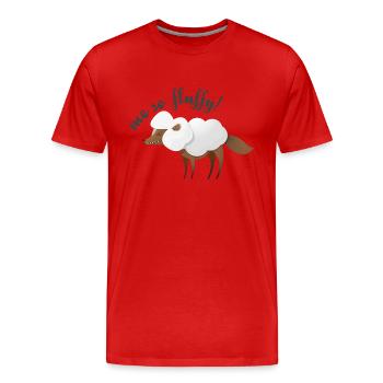 Wildtiere - Männer Premium Bio T-Shirt - Rot - Vorne - Damien (186cm)