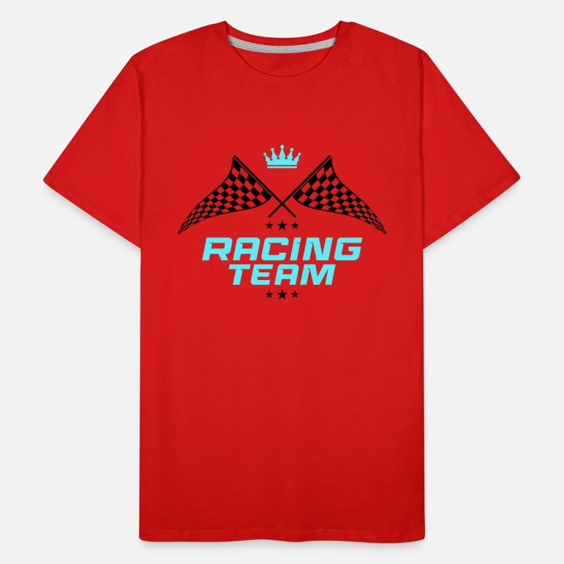 Équipe de course T-shirt bio Premium Homme