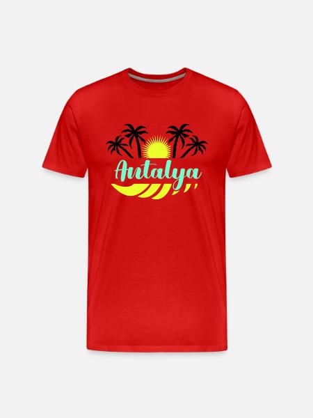 Antalya - Men's Premium Organic T-Shirt - red