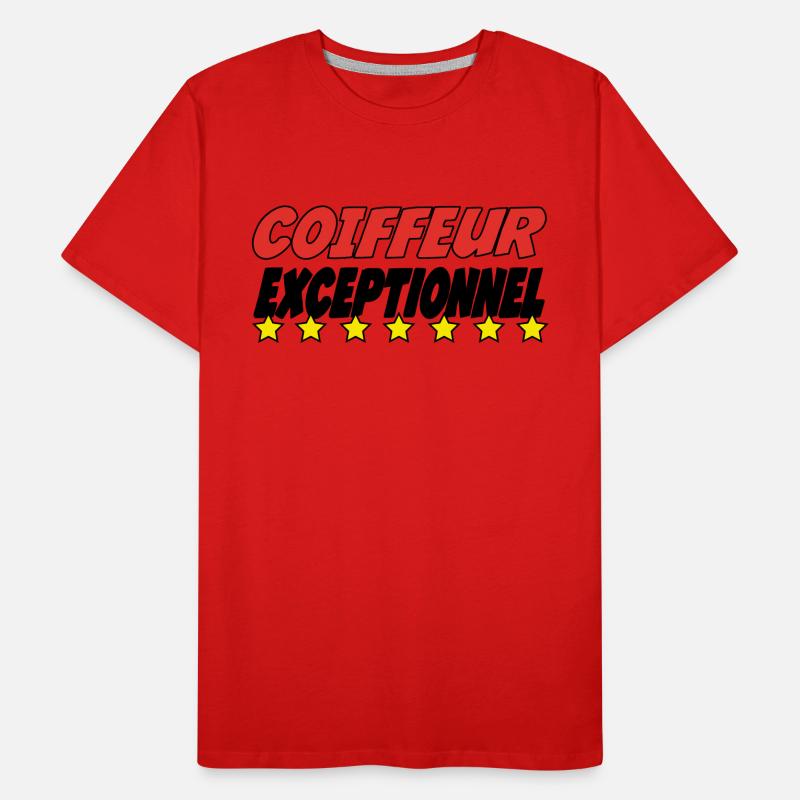 COIFFEUR exceptionnel T-shirt bio Premium Homme