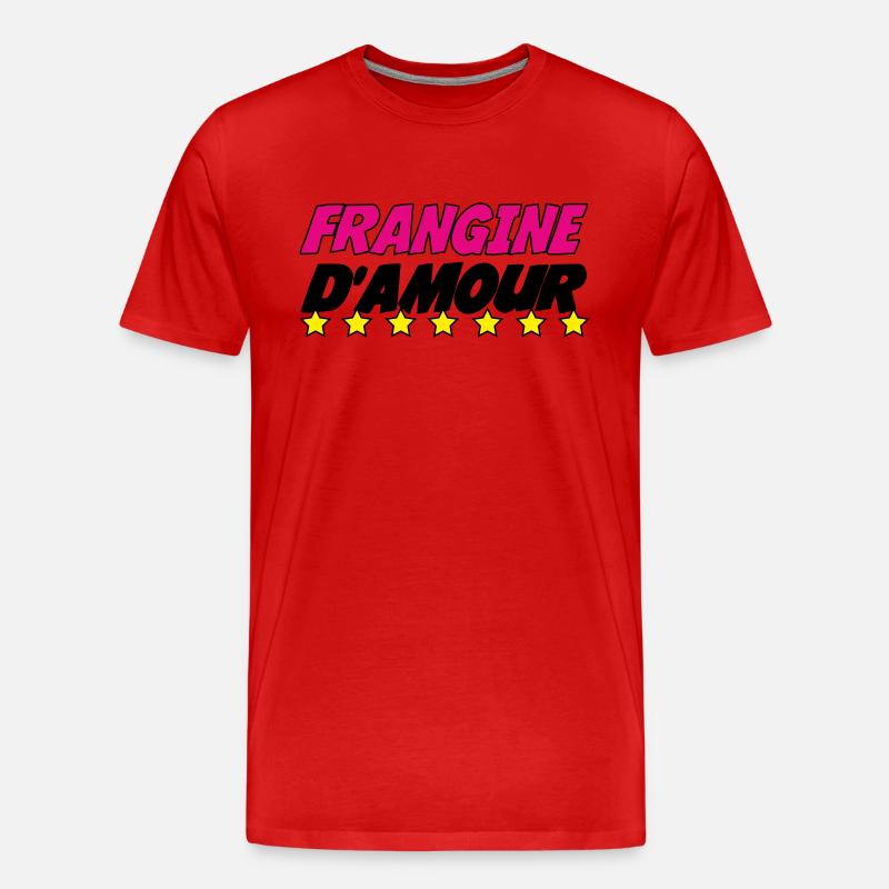 LIEBE SCHWESTER - Männer Premium Bio T-Shirt - Rot