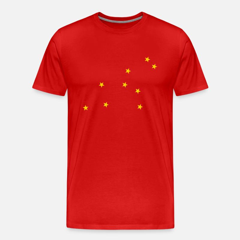 Sternzeichen Löwe - Männer Premium Bio T-Shirt - Rot