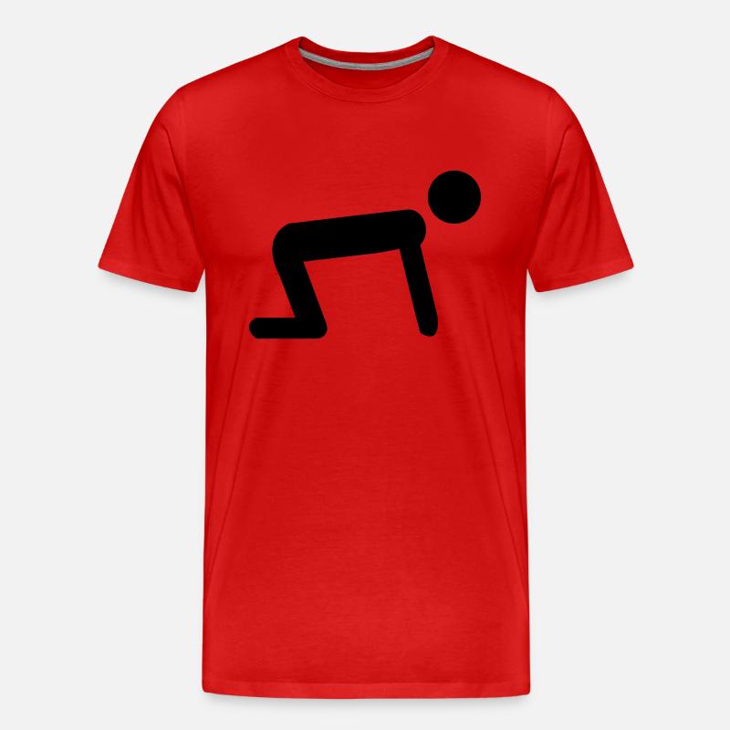 mann - Männer Premium Bio T-Shirt - Rot