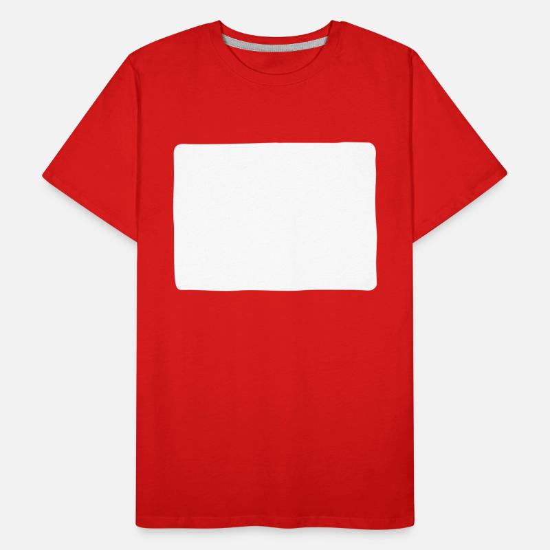 Square shape Men's Premium Organic T-Shirt