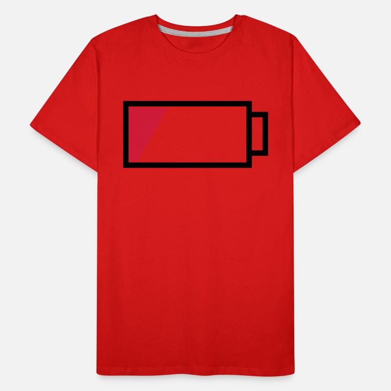 Battery empty Men's Premium Organic T-Shirt
