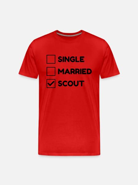 scout / scouting / scoutisme / guide - T-shirt bio Premium Homme - rouge