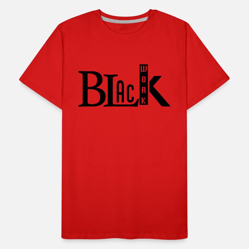black work Männer Premium Bio T-Shirt