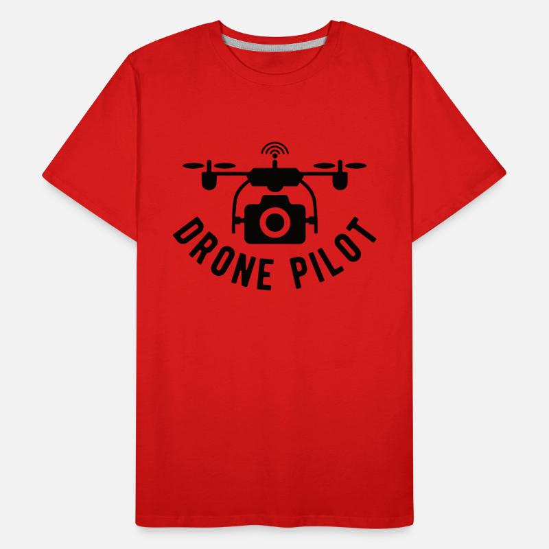Drone Drone Pilot Drone Operator Quadcopter Men's Premium Organic T-Shirt