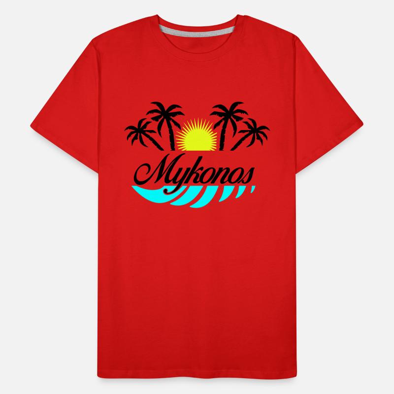 Mykonos Männer Premium Bio T-Shirt