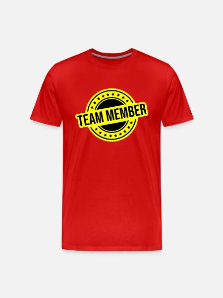 Équipier - T-shirt bio Premium Homme - rouge