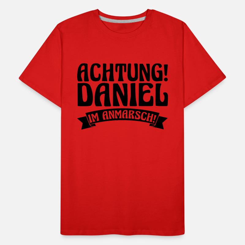 First name Daniel Men's Premium Organic T-Shirt