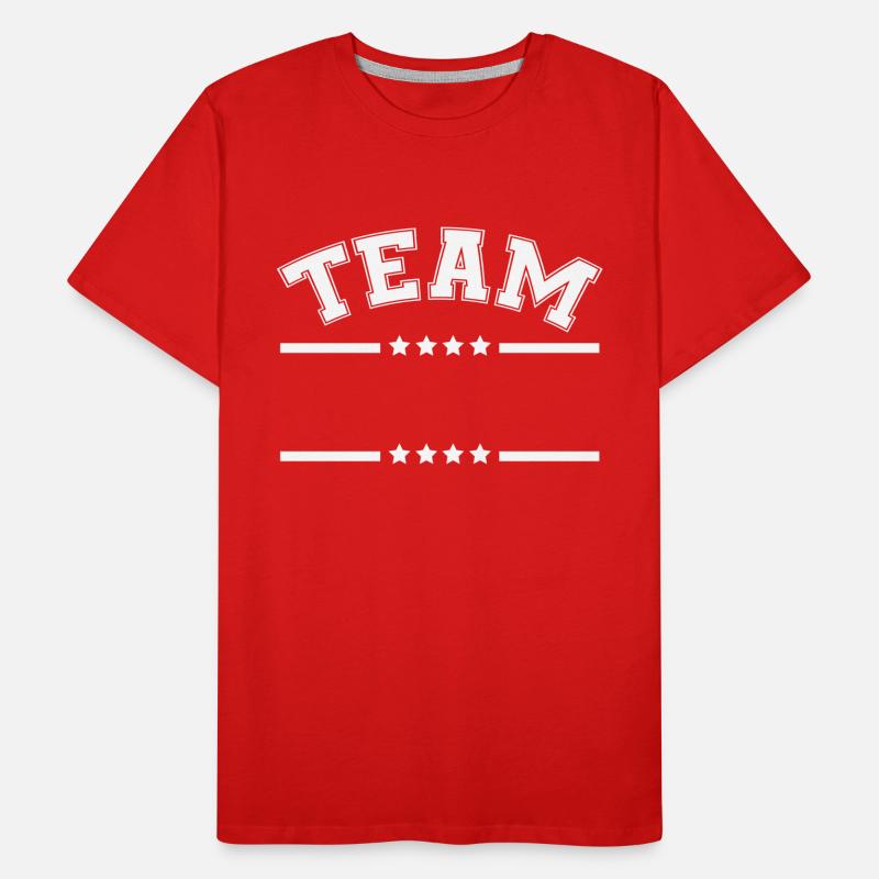 team strich stern Männer Premium Bio T-Shirt