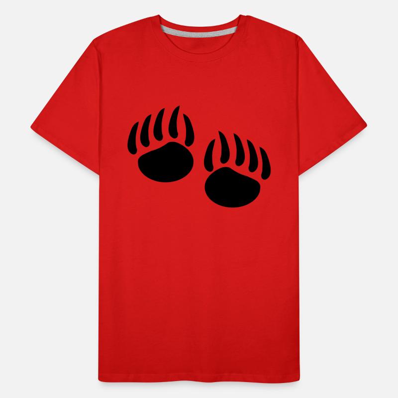 baerentatze2 Männer Premium Bio T-Shirt