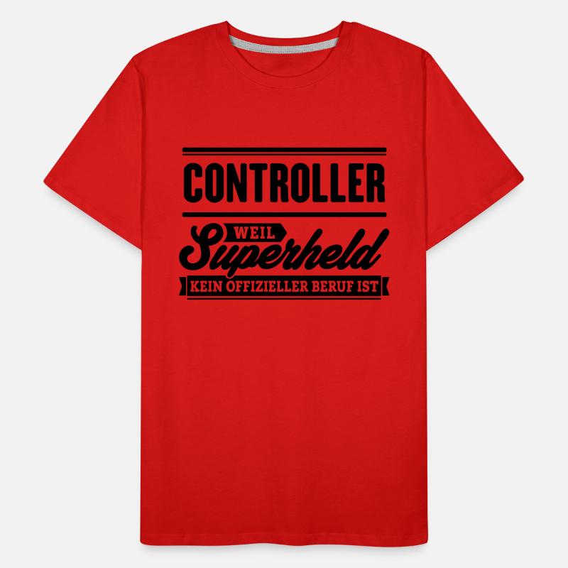 Superheld Controller Männer Premium Bio T-Shirt