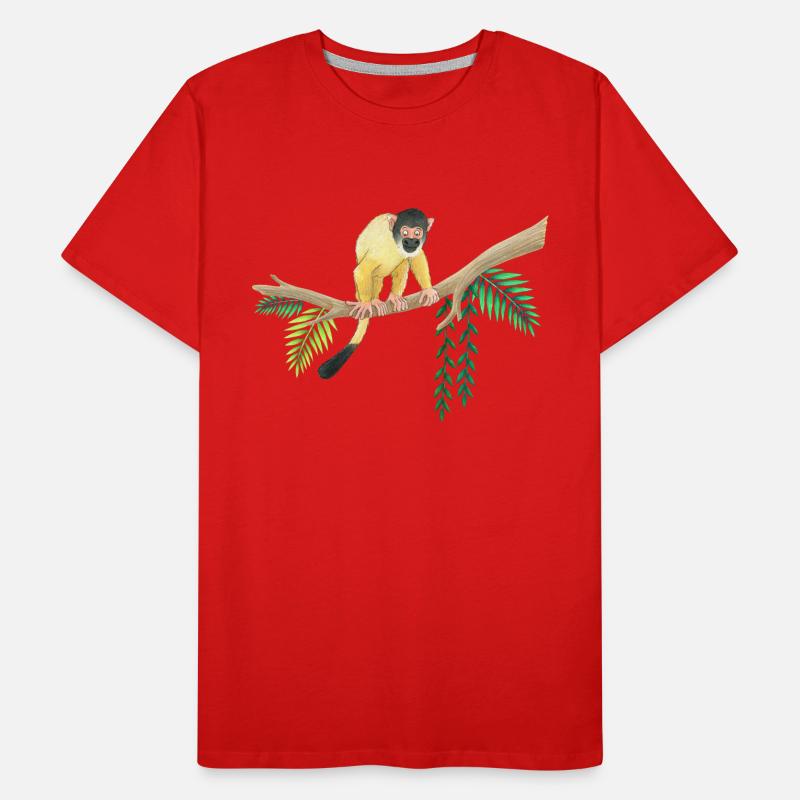 kleines Äffchen Männer Premium Bio T-Shirt