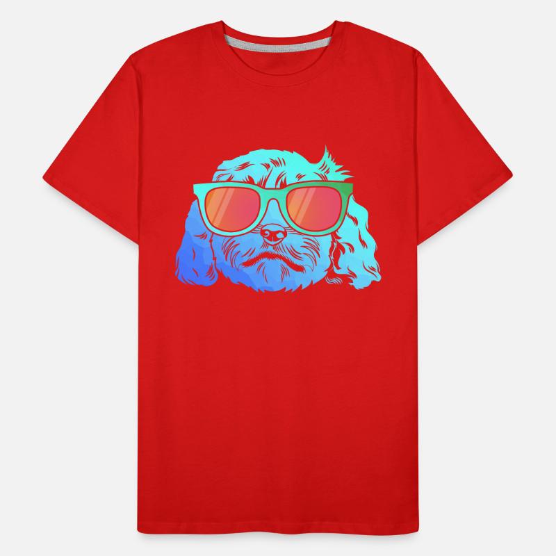 Cockapoo Chien T-shirt bio Premium Homme