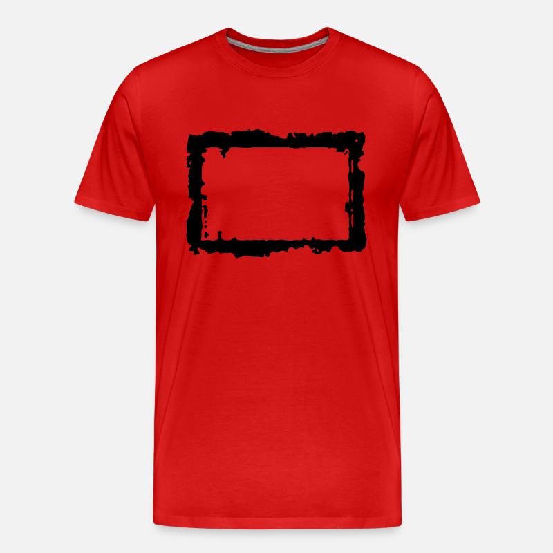frame_4_vec_1 de - Männer Premium Bio T-Shirt - Rot