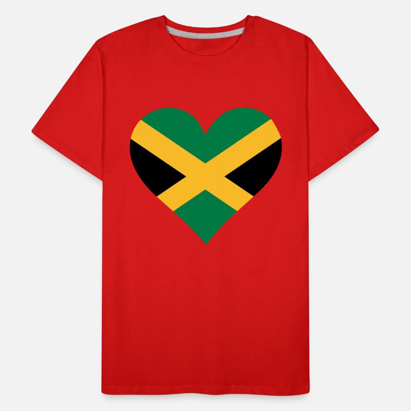 A heart for Jamaica Men's Premium Organic T-Shirt