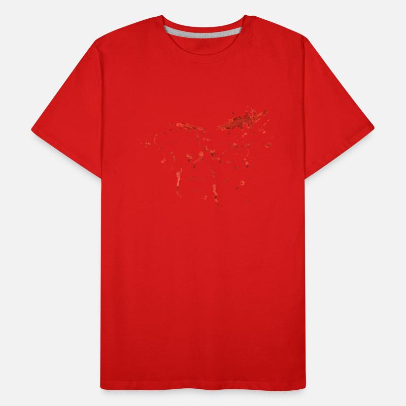 Blutspritzer Männer Premium Bio T-Shirt