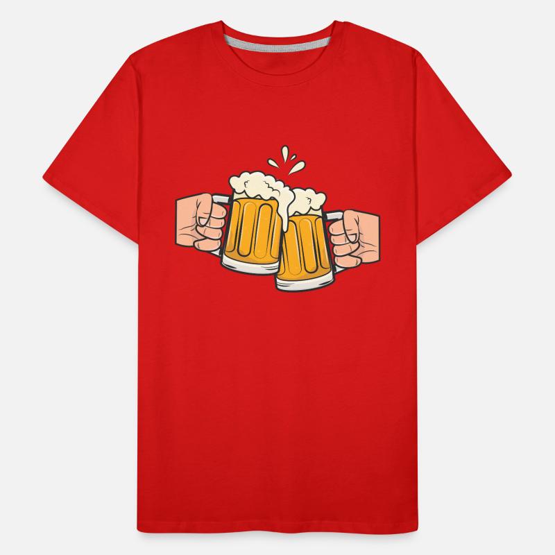 Bier Männer Premium Bio T-Shirt
