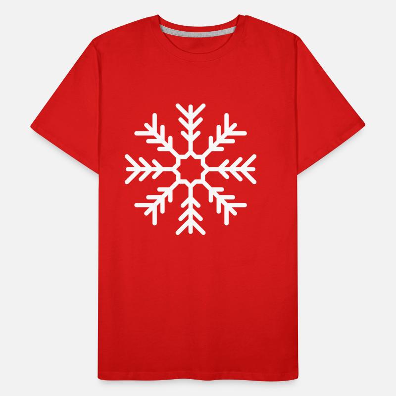 Snowflake Men's Premium Organic T-Shirt