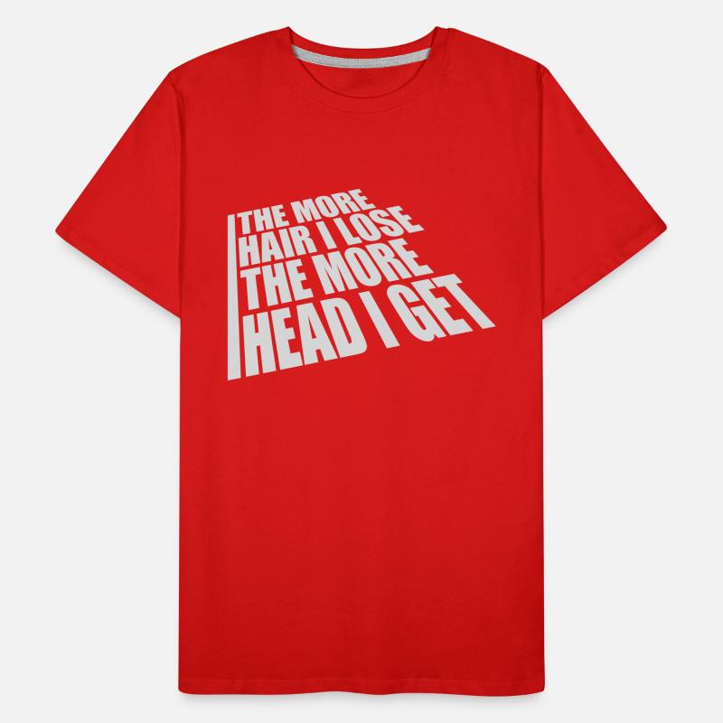 I get more head Men's Premium Organic T-Shirt