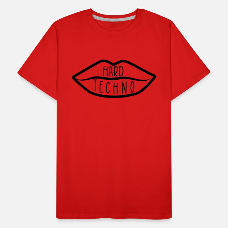 Hard techno T-shirt bio Premium Homme