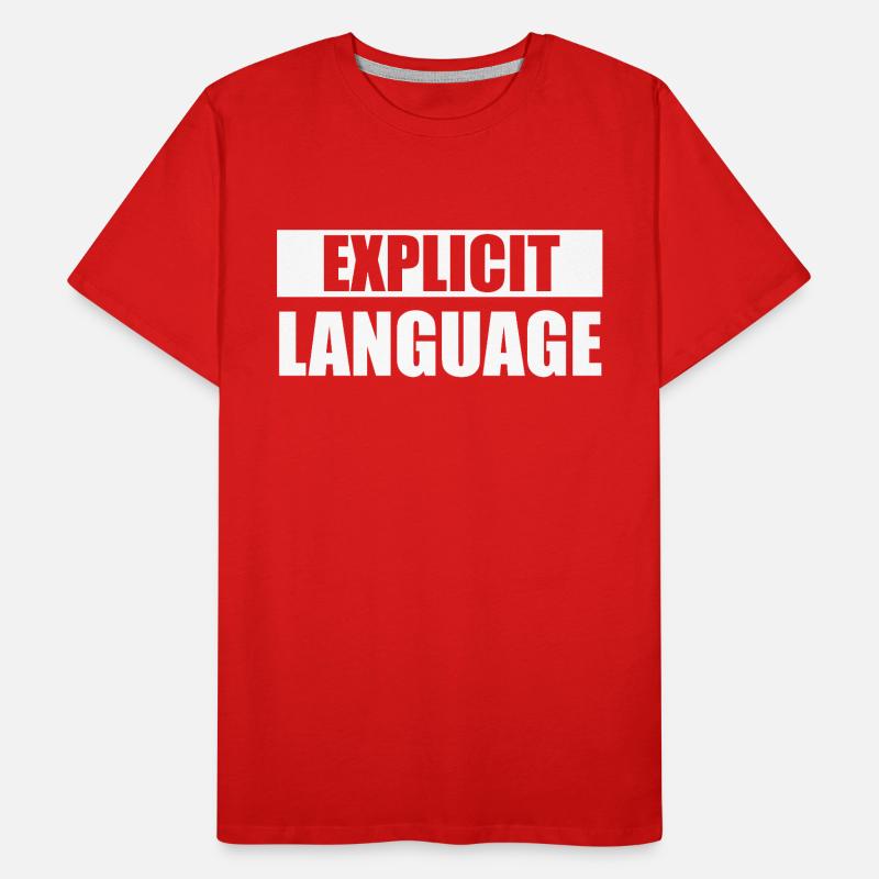 Explicit language Men's Premium Organic T-Shirt