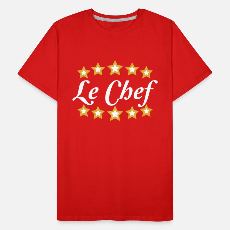 Le Chef 5 Star Chef Fun Kitchen Master Men's Premium Organic T-Shirt