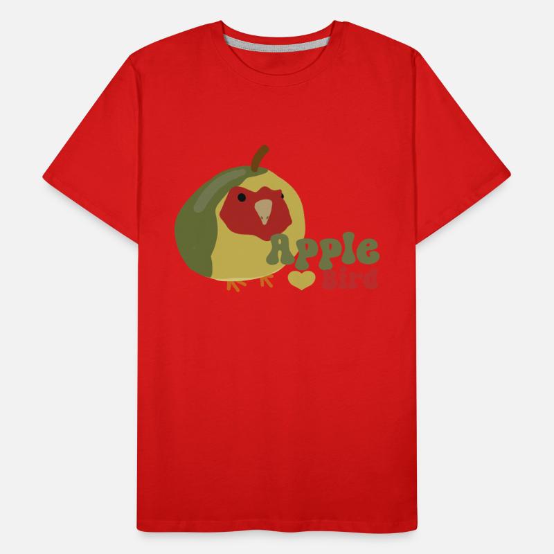 Der Apfelvogel Männer Premium Bio T-Shirt