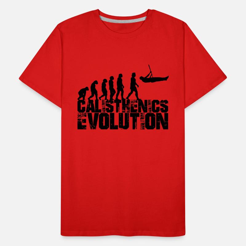 calisthenics evolution Männer Premium Bio T-Shirt