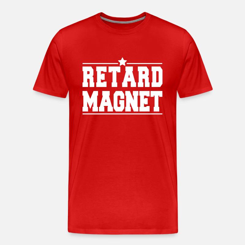 Stern RetardMagnet - Männer Premium Bio T-Shirt - Rot