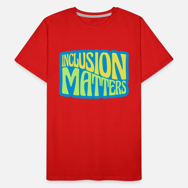 L’inclusion compte Citation du logo T-shirt bio Premium Homme